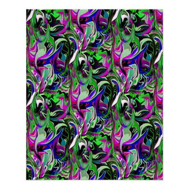 Hummingbirds in Flight... Poster (Front)