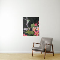 Hummingbirds In the Plumeria