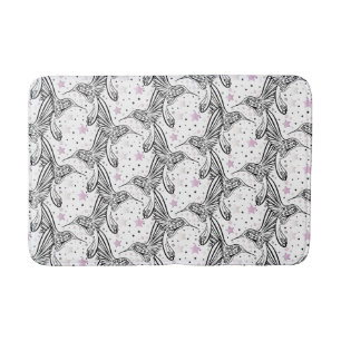 Hummingbirds IV Bath Mat