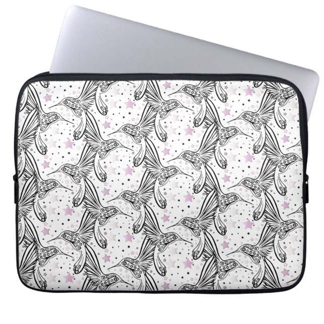 Hummingbirds IV Laptop Sleeve (Front)