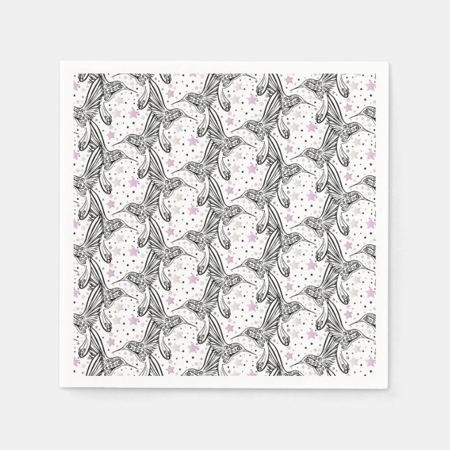 Hummingbirds IV Napkin (Front)