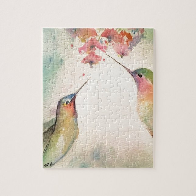hummingbirds jigsaw puzzle (Vertical)