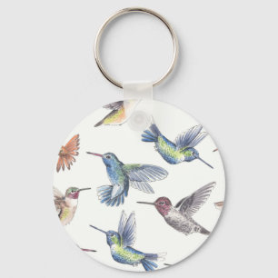 Hummingbirds Key Ring
