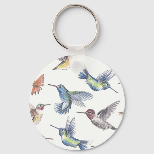 Hummingbirds Key Ring (Front)