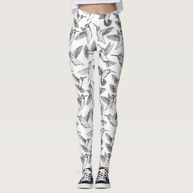 Hummingbirds Leggings (Front)