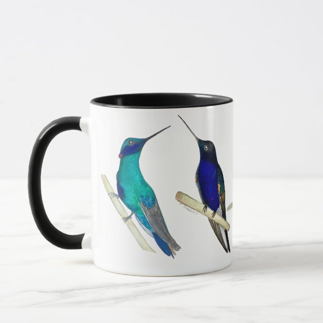 Hummingbirds Mug (Left)