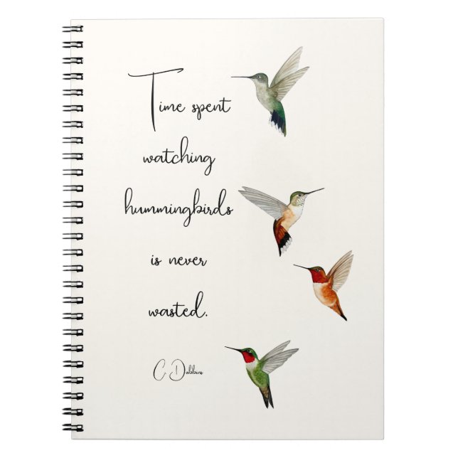 Hummingbirds Notebook (Front)