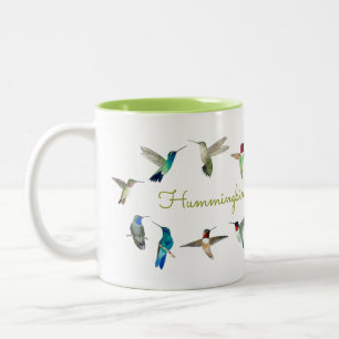 Hummingbirds of California Two-Tone Coffee Mug