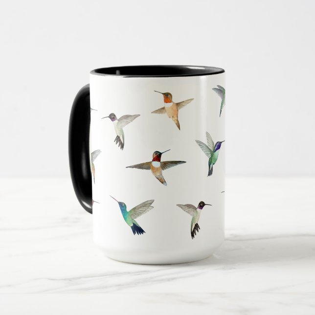 Hummingbirds of North America Coffee Mug (Front Left)