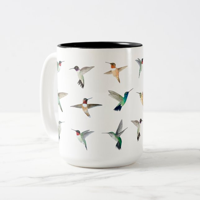 Hummingbirds of North America Coffee Mug (Front Left)
