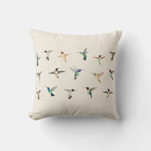 Hummingbirds of North America Cushion