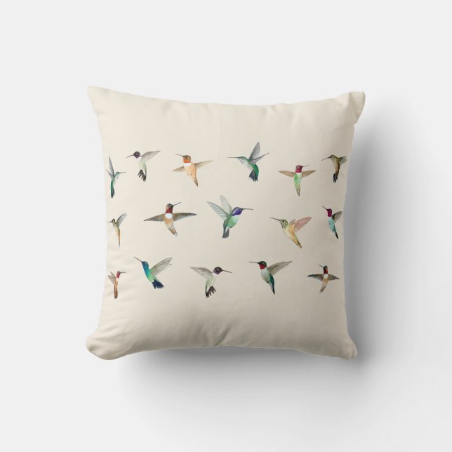 Hummingbirds of North America  Cushion (Front)