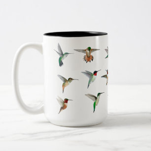 Hummingbirds of North America  Two-Tone Coffee Mug