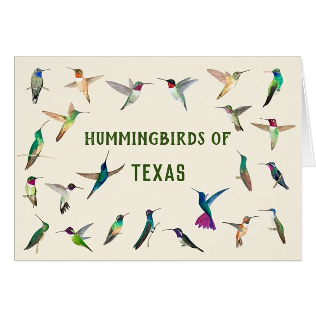 Hummingbirds of Texas (Front Horizontal)