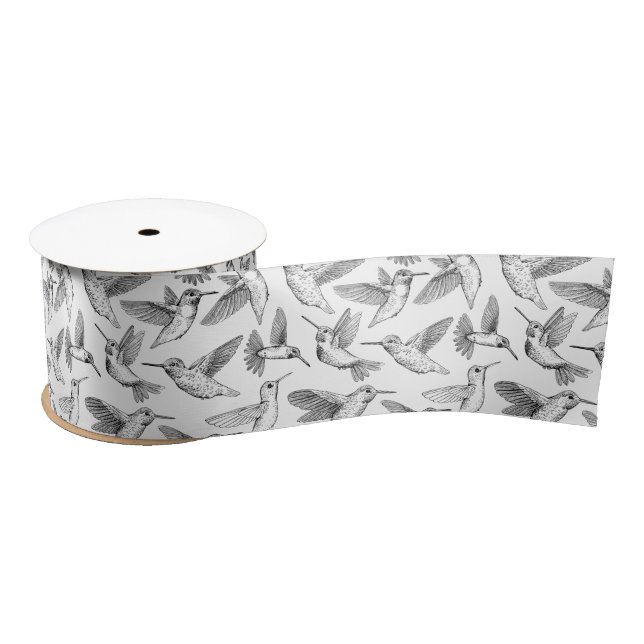 Hummingbirds Satin Ribbon (Spool)