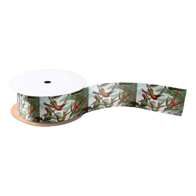 Hummingbirds Satin Ribbon (Spool)