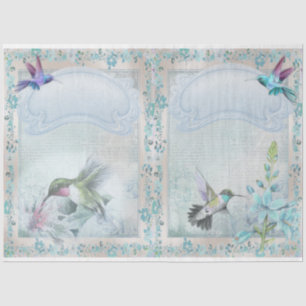 Hummingbirds Series Design 5 Tissue Paper