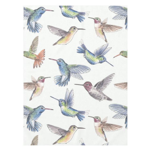 Hummingbirds Tablecloth (Front)