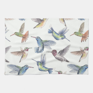 Hummingbirds Tea Towel