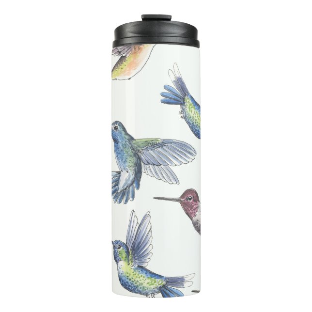 Hummingbirds Thermal Tumbler (Front)