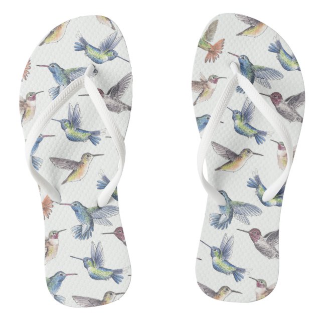 Hummingbirds Thongs (Footbed)