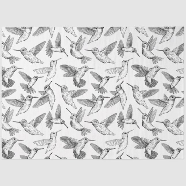 Hummingbirds Tissue Paper (Front)
