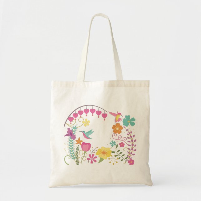 Hummingbirds Tote Bag (Front)
