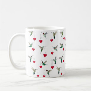 Hummingbirds Valentine's Day Coffee Mug