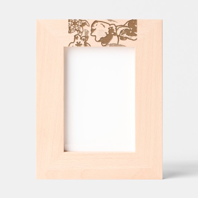 Hummingbirds Wedding  Etched Frames (Front)