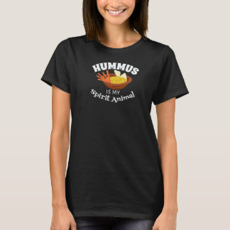 Hummus is My Spirit Animal Vegan Vegetarian Food T-Shirt