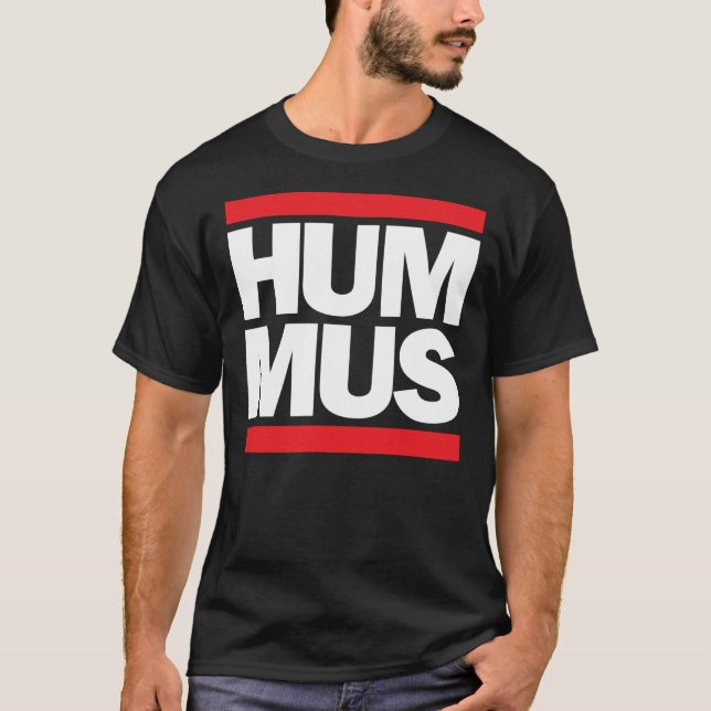 HUMMUS Oldskool Hip Hop Style Essential  T-Shirt (Front)