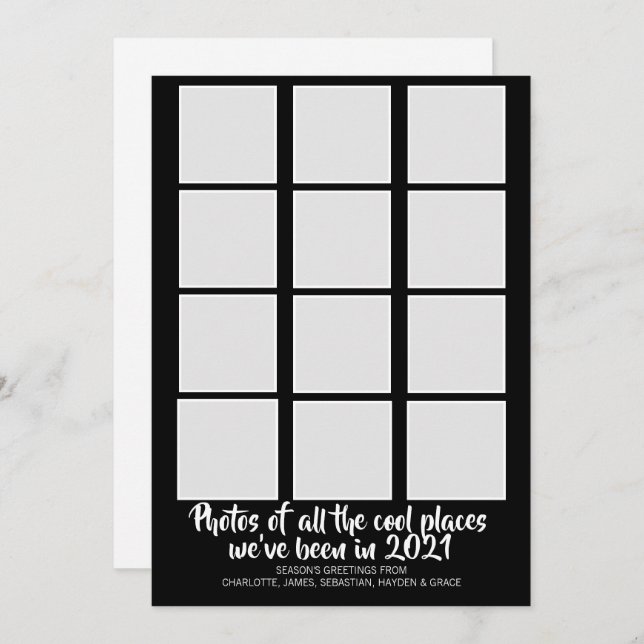 Humor Corona Virus 2021 Christmas Holiday Card (Front/Back)