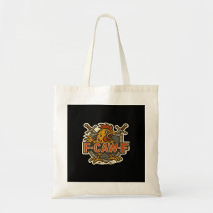 Humor Crow Funny Gothic F-Caw-F Tote Bag