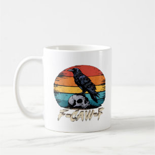 Humor F-Caw-F Gothic Funny Crow Essential Retro St Coffee Mug