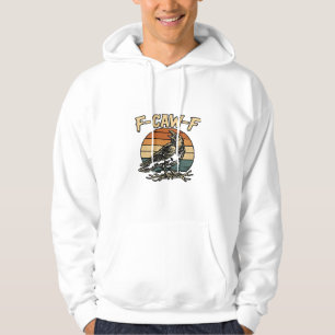 Humor Gothic F-Caw-F Funny Crow Essential Creative Hoodie