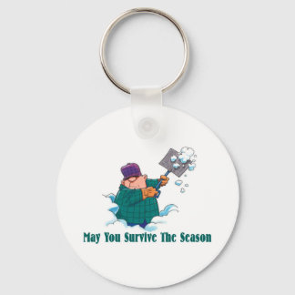 HUMOR: May You Survive Holiday Season Key Ring