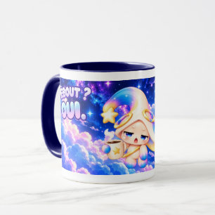 Humor Mug "Up? Yes" - Tough Mornings