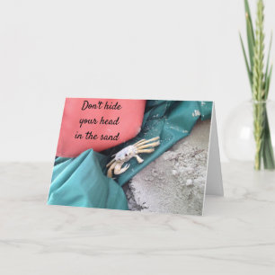 HUMOROUS **60th BIRTHDAY** BEACH CARD