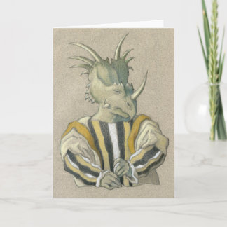 Humorous apology greeting card. card