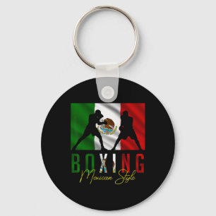Humorous Boxing Mexican Sparring Kickboxing Kickbo Key Ring