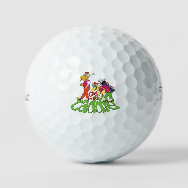 Humorous Caddie Golf Ball (Front)