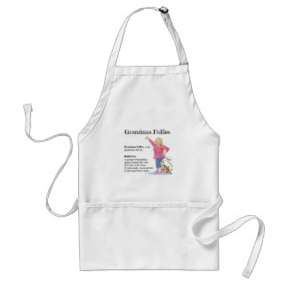 Humorous Grandmas Follies apron