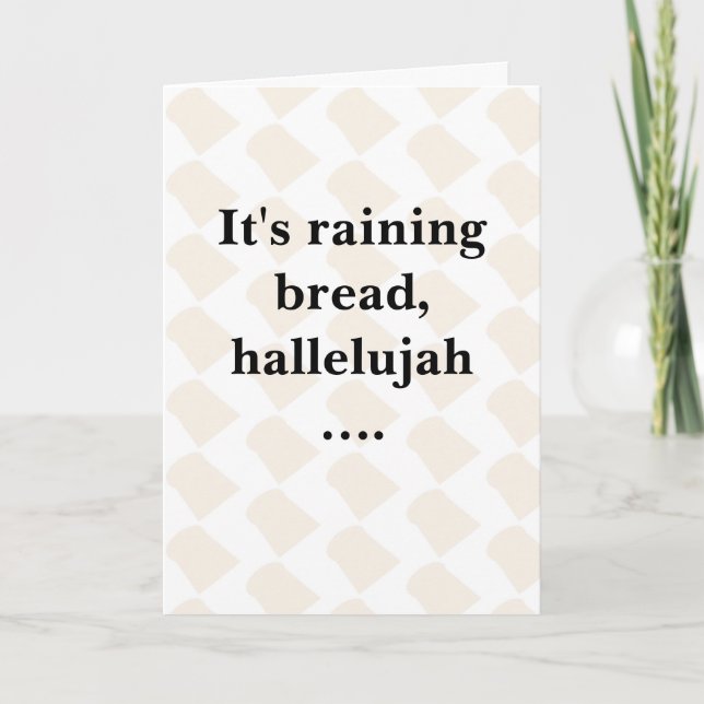 Humorous greeting card (Front)