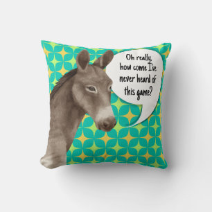 Humorous Greeting Cushion