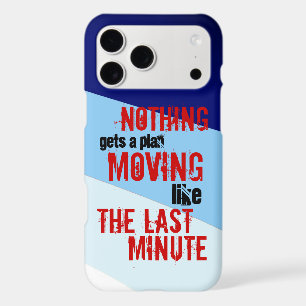 Humorous Last Minute Procrastinator Typography