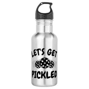 Humorous Let's Get Pickled  532 Ml Water Bottle