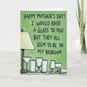 Humorous Mothers Day Toast Card