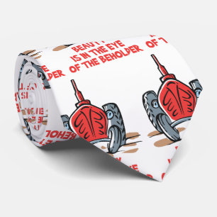 Humorous Old Tractor Jalopy Beauty Tie