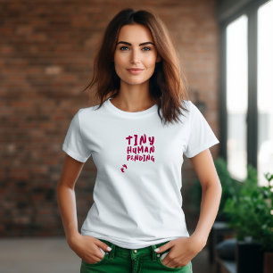 Humorous pregnancy fingerprint burgundy T-Shirt Tri-Blend Shirt