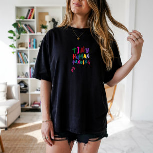 Humorous pregnancy fingerprint colorful T-Shirt